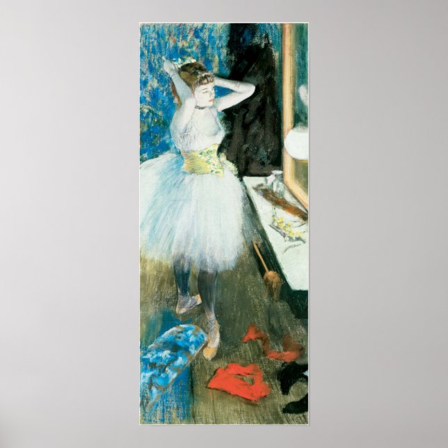 Póster Degas - Bailarina En Su Sala De Vestir (Frente)