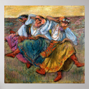 Póster Degas - Bailarines rusos
