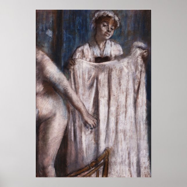 Póster Degas - Baño Después De La Bañera (Frente)