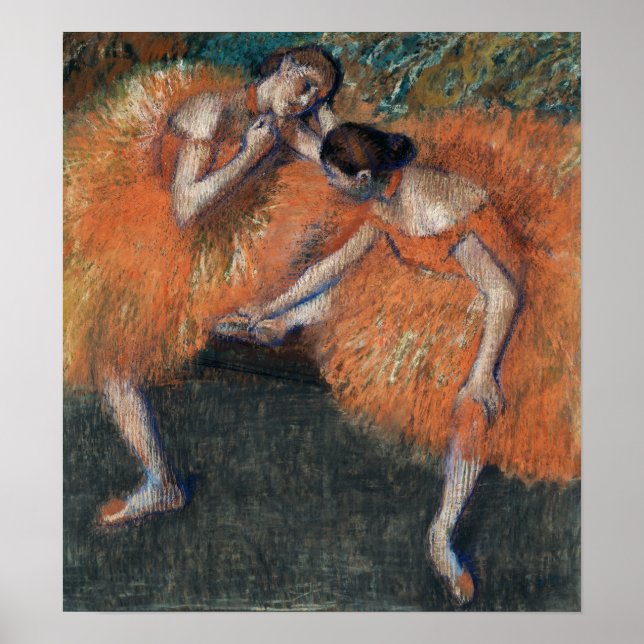Póster Degas - Dos bailarinas (Frente)