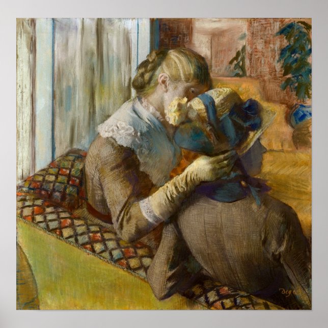 Póster Degas - En La Sombrerera (Frente)