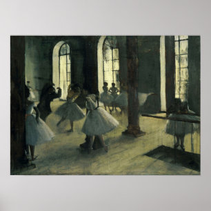 Póster Degas - Ensayo De Foyer De La Danza