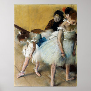 Póster Degas - Examen de danza