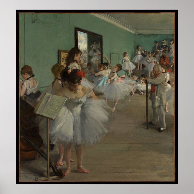 Póster Degas' La Clase De Danza (Frente)