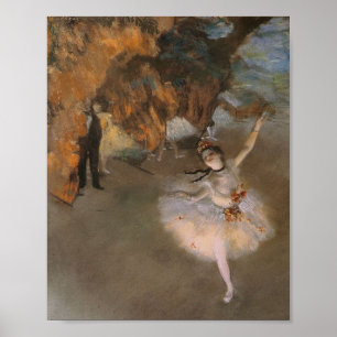 Póster Degas La Estrella