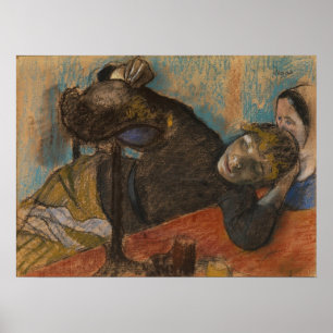 Póster Degas - La sombrerera