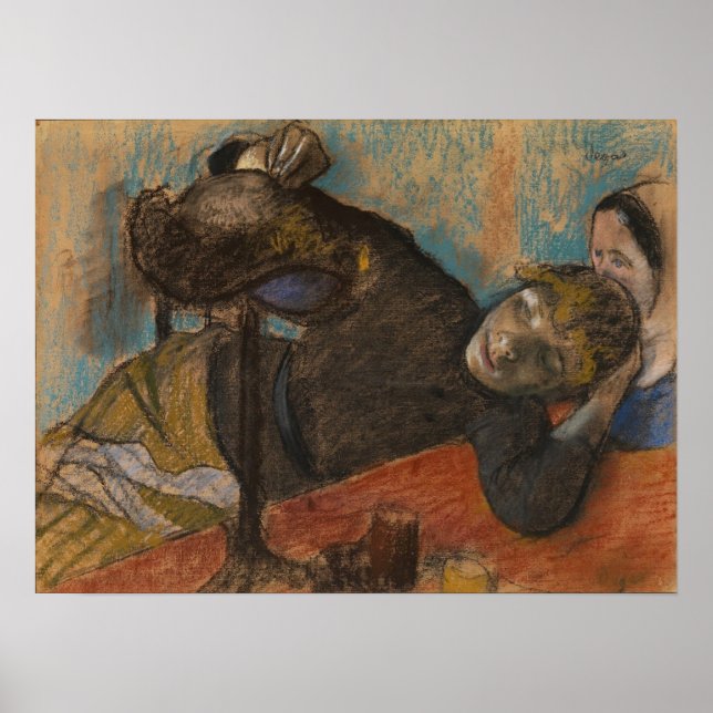 Póster Degas - La sombrerera (Frente)
