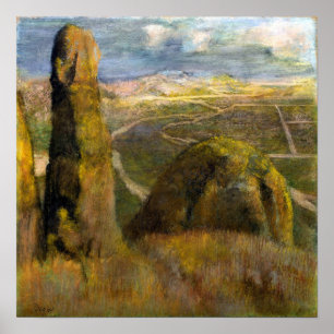 Póster Degas - Paisaje