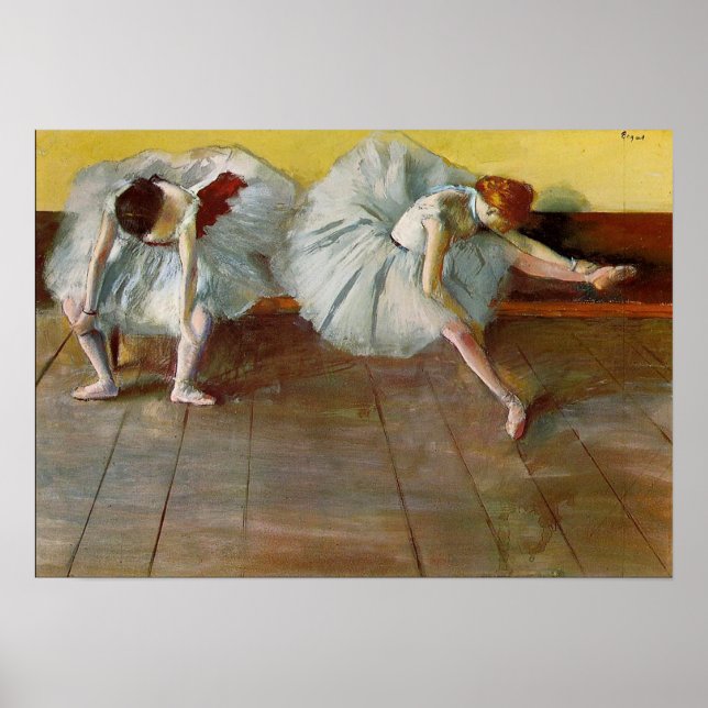 Póster Degas Two Ballet Dancers Poster (Frente)