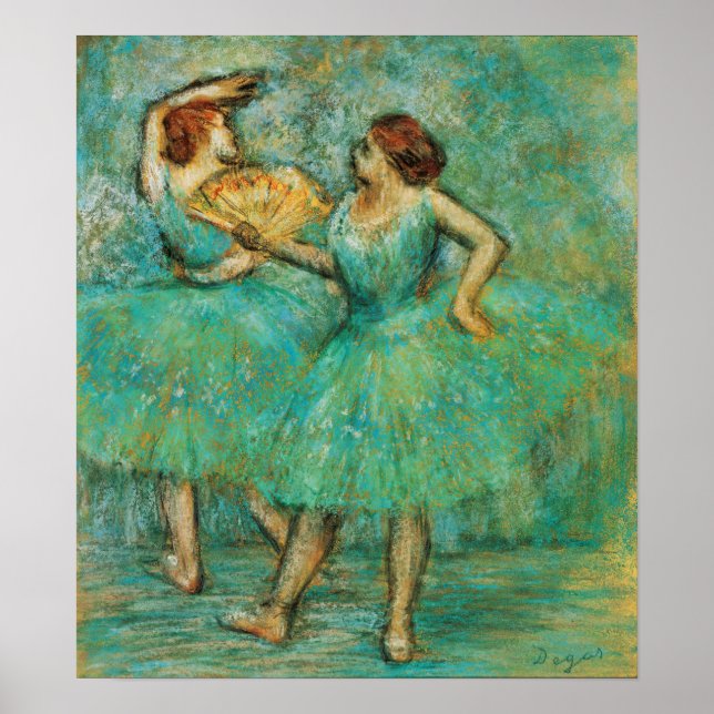 Póster Degas - Two Dancers 1905 (Frente)