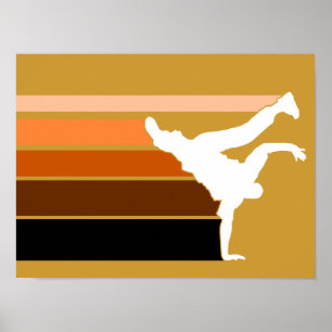 Póster degradado BBOY o qué poster