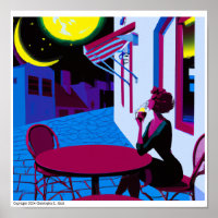 Degustación de vino por la noche en Bari, Italia