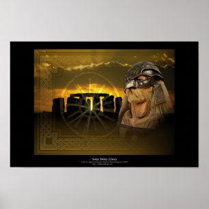 Póster Deidad solar (Lleu)