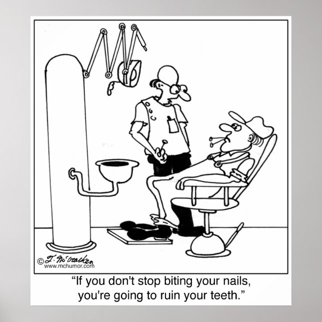 Póster Deja de morderte las uñas (Frente)