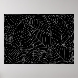 Póster Deja el patrón de fondo. - Ilustracion, formal