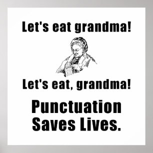 Póster Deja para comer a la abuela