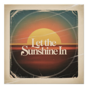 Póster Deja que entre la luz del sol