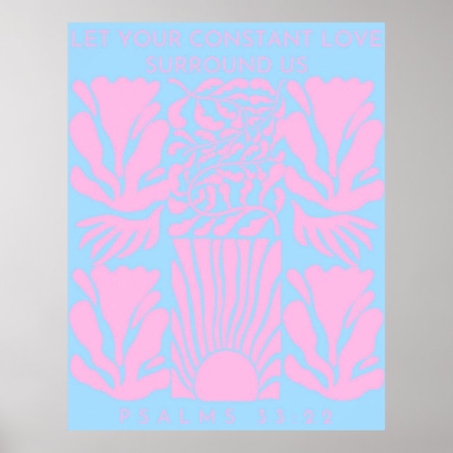 Póster Deja que tu amor constante nos rodee (Frente)