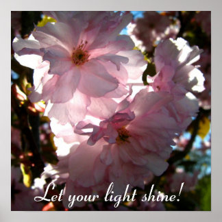 Póster ¡Deja que tu luz brille!