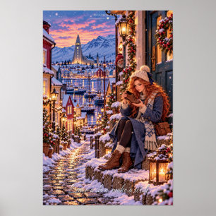 Póster Deja un zapato, haz un deseo Reykjavik Islandia