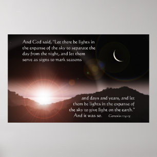 Póster Dejado haya luces