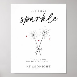 Póster Dejar a Love Sparkle - Sparkler Sendoff Casual Bod