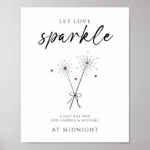 Póster Dejar a Love Sparkle - Sparkler Sendoff Casual Bod