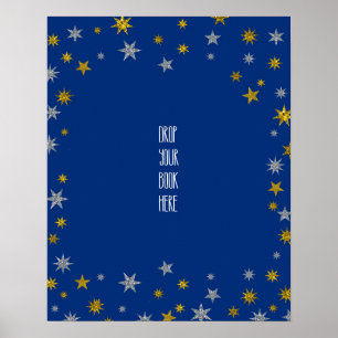 Póster Dejar caer el cartel de un libro Little Star Baby