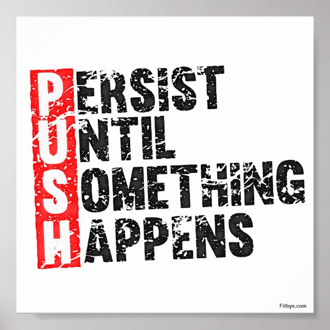 Póster Dejar De Desear Comenzar A Hacer Estilo Retro (Frente)