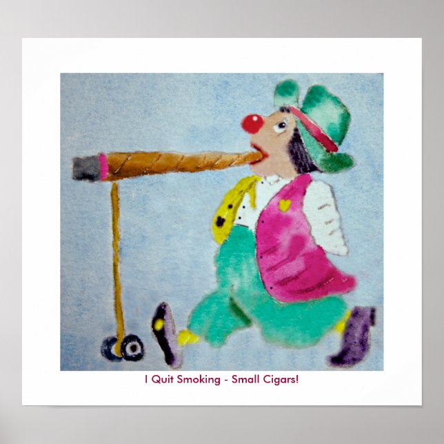 Póster Dejar de fumar Imprimir (Frente)