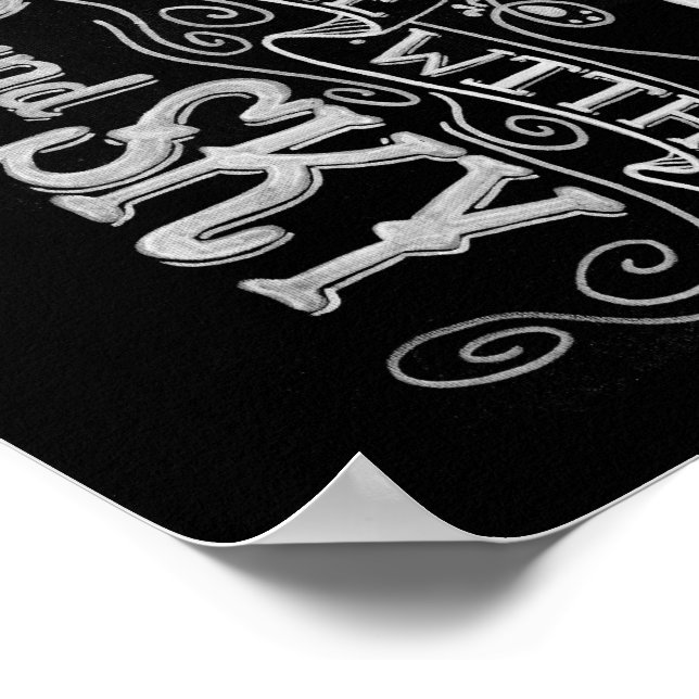 Póster Dejar ir la imagen original (Esquina)