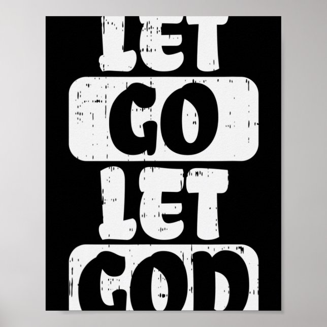 Póster Dejar que Dios Dios, Dios, Dios, Dios, Dios mío, C (Frente)