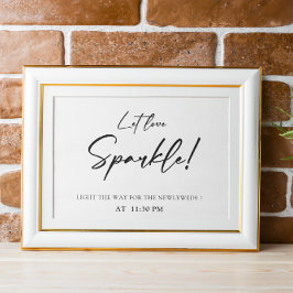 Póster Dejar que el amor destello signo Poster imprimible