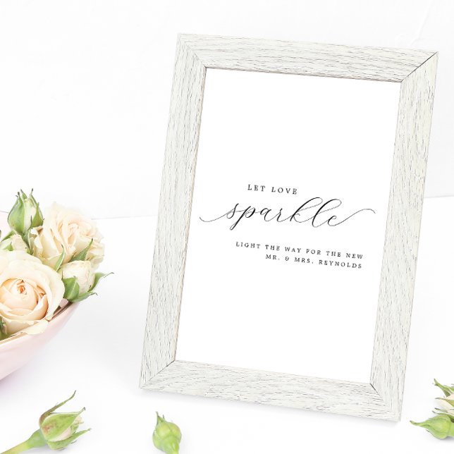 Póster Dejar que el Boda Sparkler despida el Rótulo (Subido por el creador)