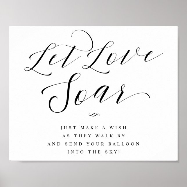 Póster Dejar que el globo aerostático despida al Boda de  (Frente)
