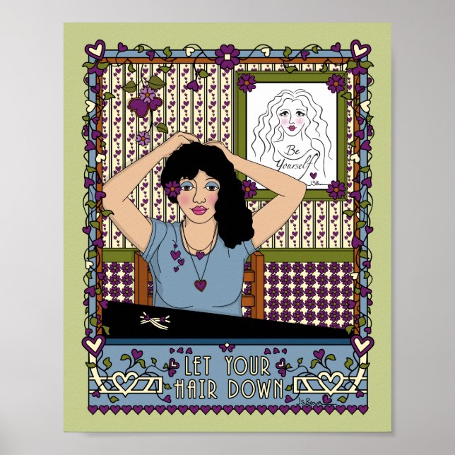 Póster Dejar que el pelo caiga_A_8x10 Poster (Frente)