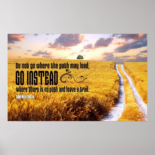 Póster Dejar un Poster motivador (Frente)