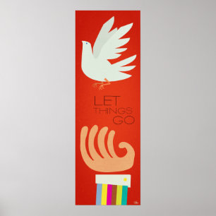 Póster Deje las cosas ir poster