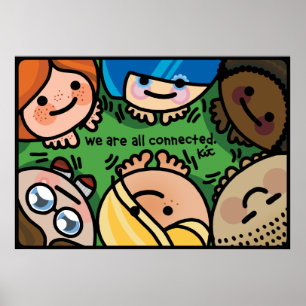 Póster deje su pared trabajan