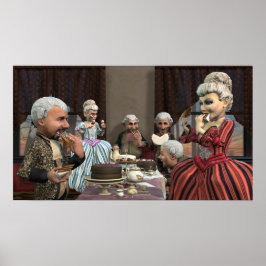 Póster Déjenlos Comer Pastel - Pequeño Poster