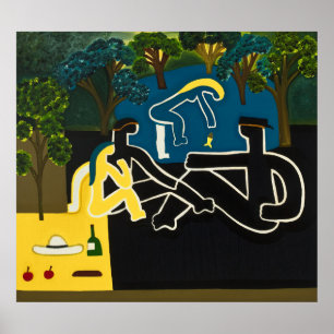 Póster Dejeuner sur l'herbe