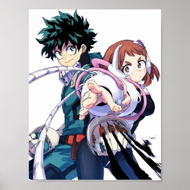 Póster Deku y Ochako (Frente)