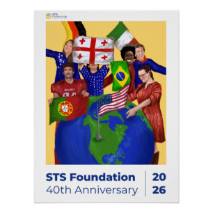 Póster del 40º Aniversario de la Fundación STS