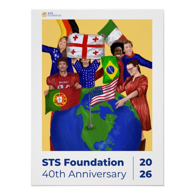 Póster del 40º Aniversario de la Fundación STS (Anverso)