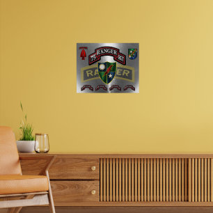 Póster del 75º Regimiento Ranger