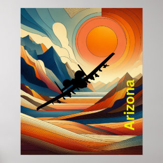 Póster del A10 Warthog.