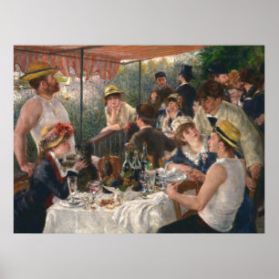 Póster del almuerzo de la fiesta de los remeros de