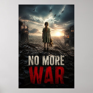 Póster del Amanecer Sin Más Guerra Más Allá de las