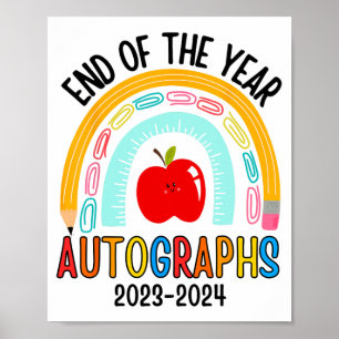 Póster Del Año Autografías 20232024 Último Día De La Escu