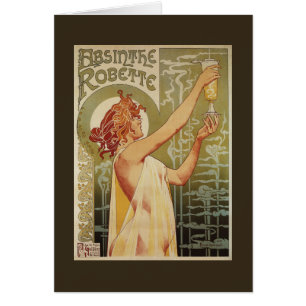 Poster del anuncio del ajenjo de Robette